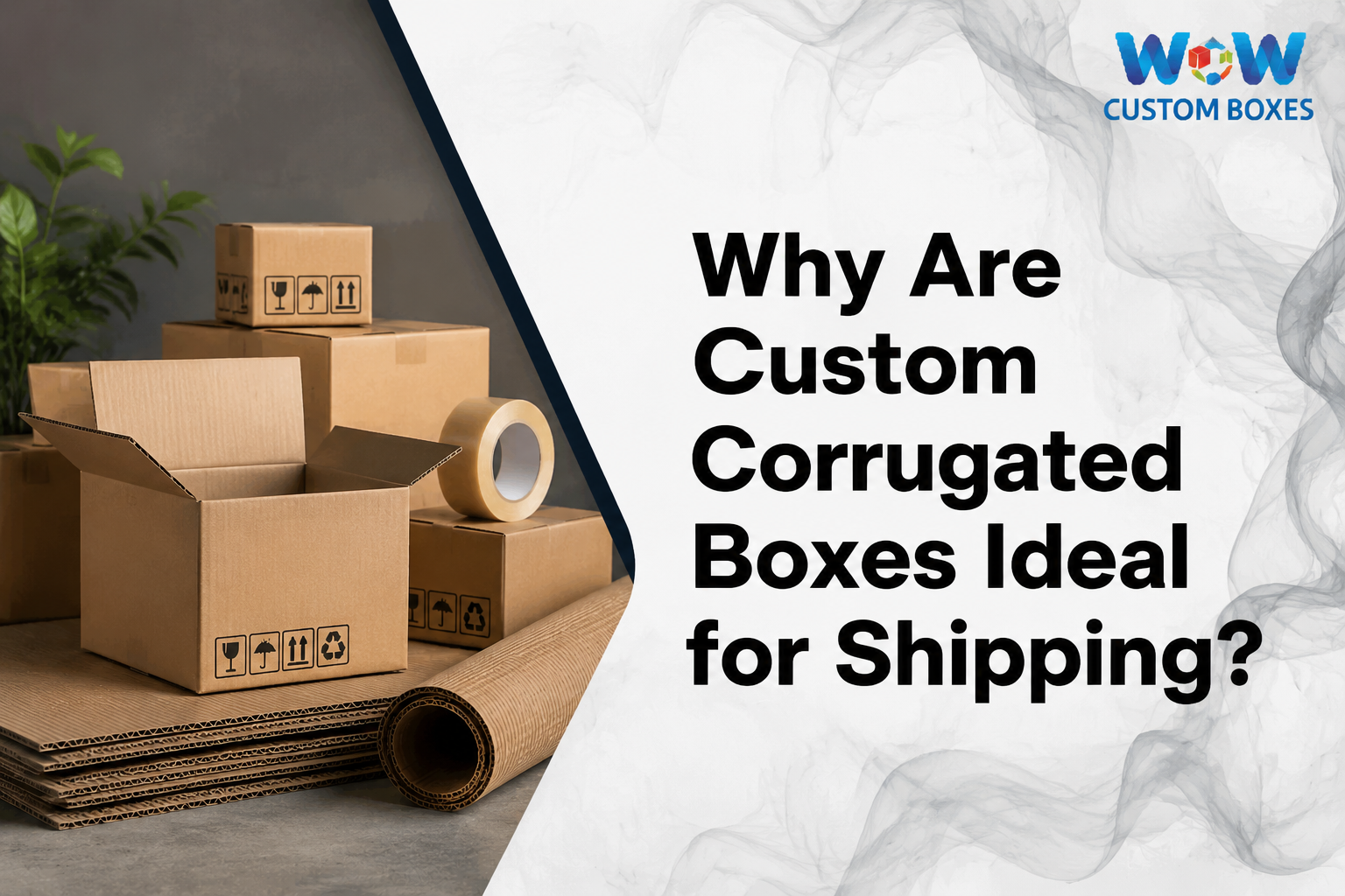Why Are Custom Corrugated Boxes Ideal for Shipping?