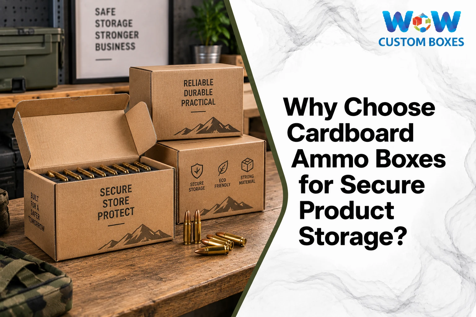 Why Choose Cardboard Ammo Boxes for Secure Product Storage?