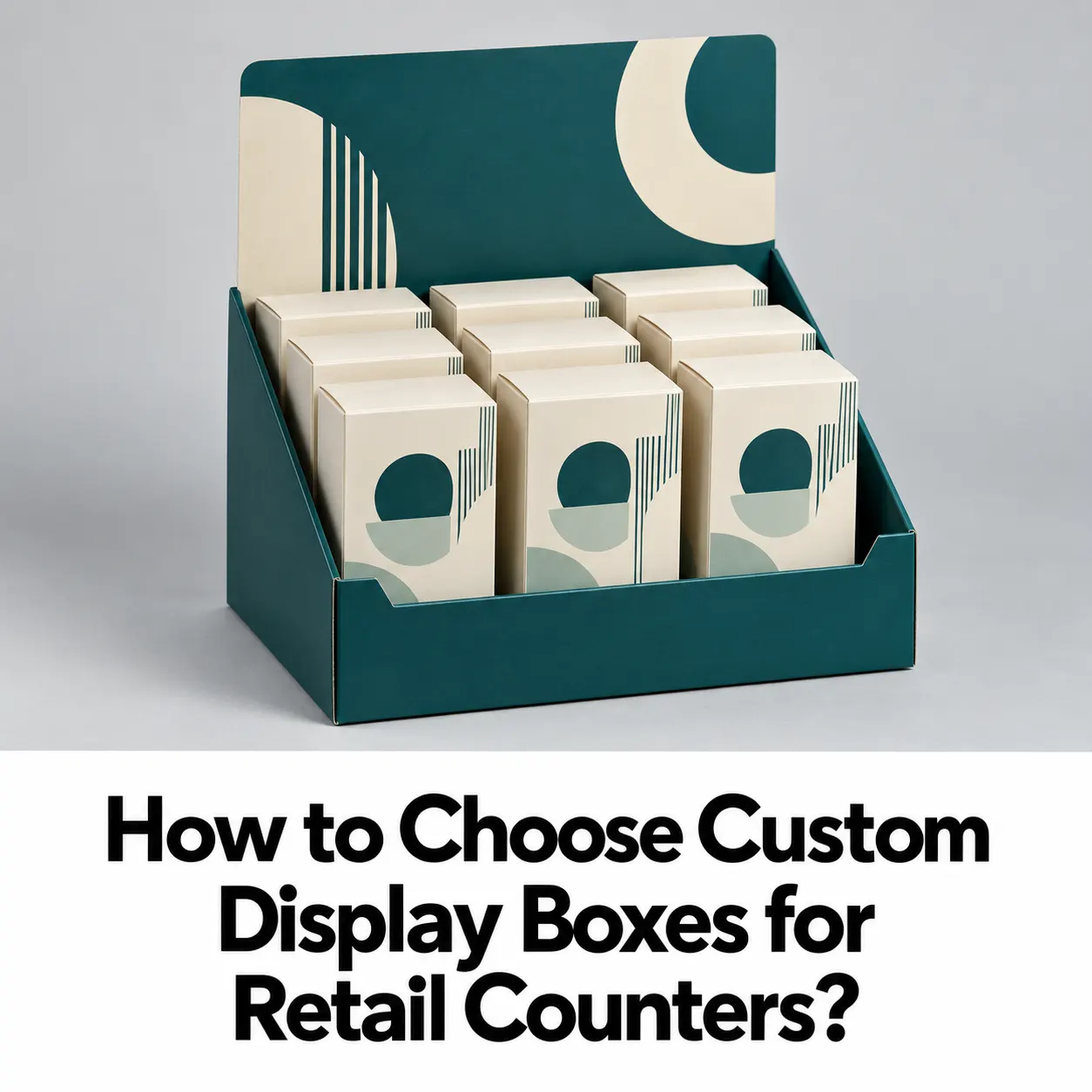 How to Choose Custom Display Boxes for Retail Counters?