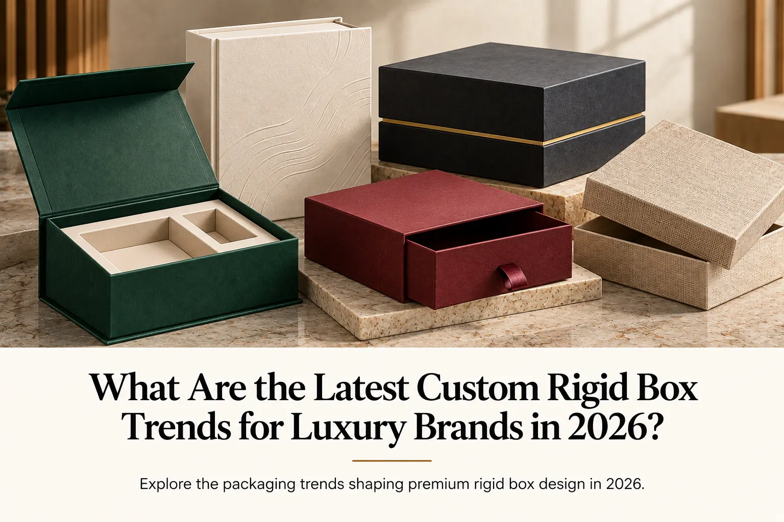 What Are the Latest Custom Rigid Box Trends for Luxury Brands in 2026?