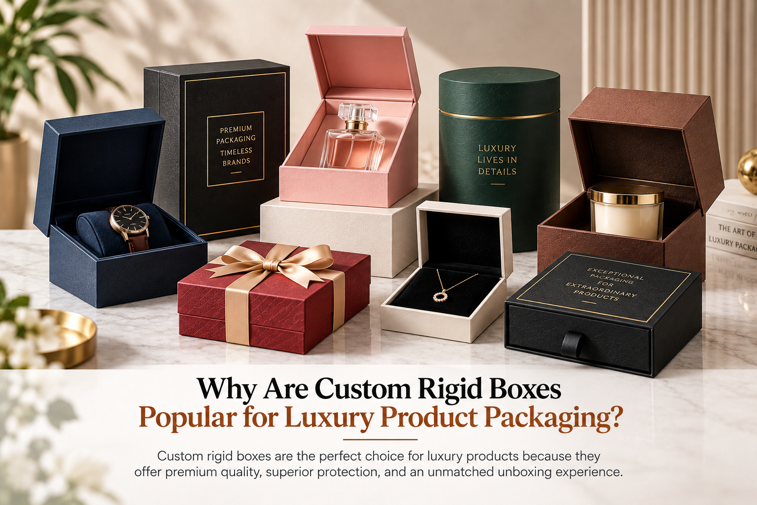 Why Are Custom Rigid Boxes Popular for Luxury Product Packaging?