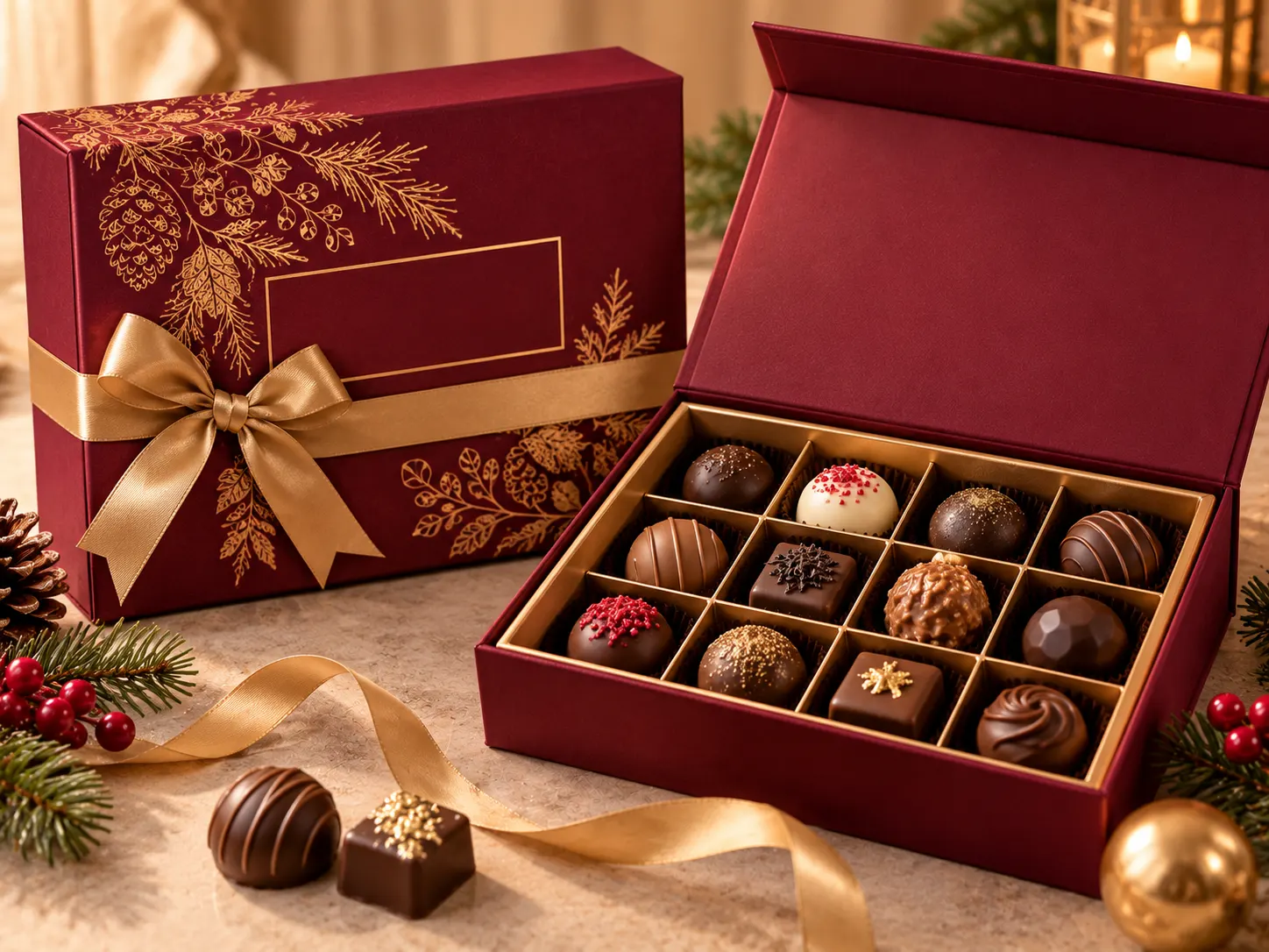 Luxury Chocolate Gift Box Packaging Ideas for Winter Gifting