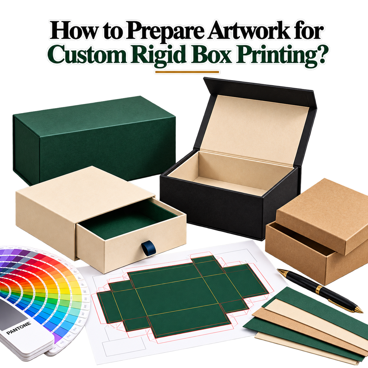 How to Prepare Artwork for Custom Rigid Box Printing?