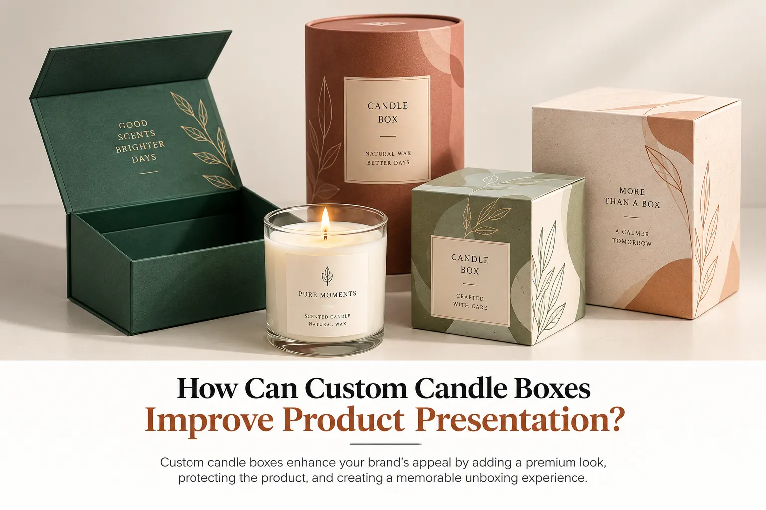 How Can Custom Candle Boxes Improve Product Presentation?