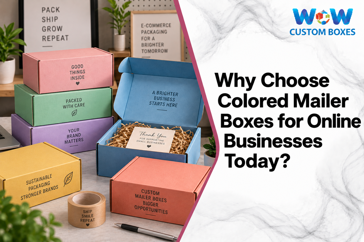Why Choose Colored Mailer Boxes for Online Businesses Today?
