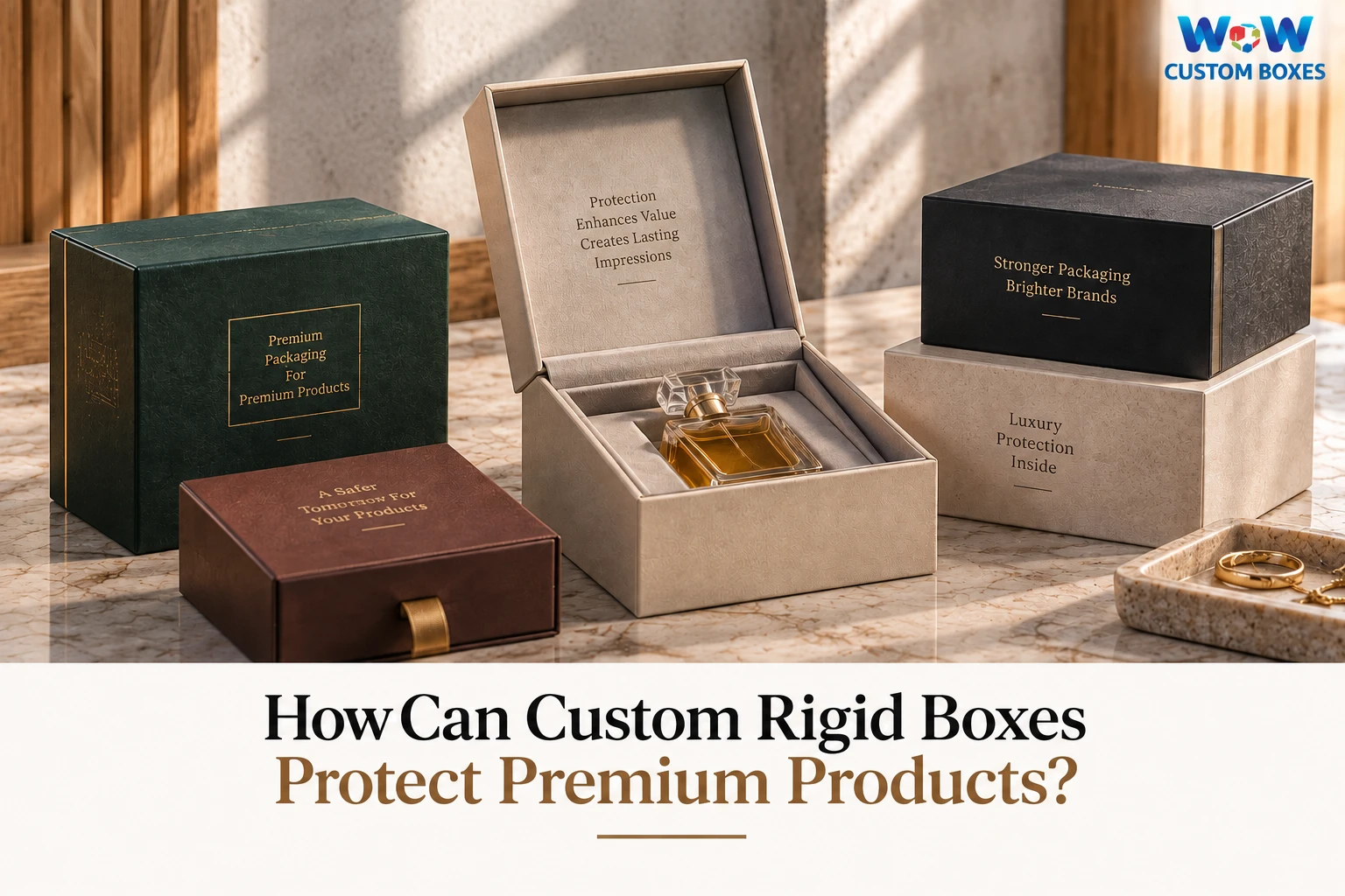 How Can Custom Rigid Boxes Protect Premium Products?