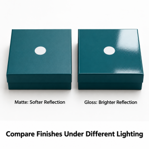 Matte vs Gloss Finishes for Custom Rigid Boxes: Which Should You Choose?